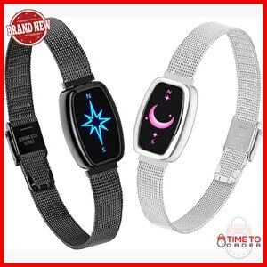 Smart Bluetooth Touch Bracelet for Couples, Vibration & Light Up Feature